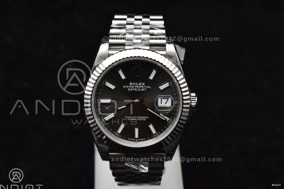 41 Jubilee Steel VS3235 1:1 Bracelet Dial 126334 Best Stick On DateJust 904L VSF Edition SS Grey 0324
